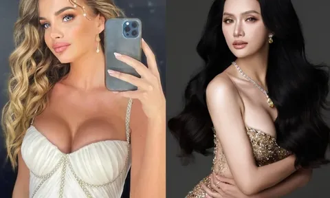 Choáng với nhan sắc gợi cảm của cô gái 'ngáng đường' Hương Giang ở Miss Universe