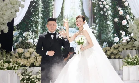 Tiệc cưới xa hoa của hoa hậu Đỗ Thị Hà và doanh nhân Nguyễn Viết Vương