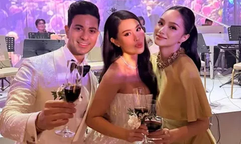 Hương Giang cùng dàn sao dự đám cưới em chồng Hà Tăng - fashionista Tiên Nguyễn