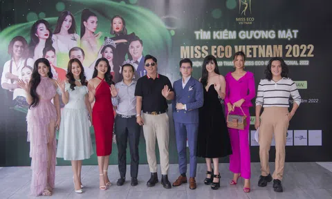 Doanh nhân Quốc Kháng - Hoa hậu Huỳnh Trang chấm thi Miss Eco Vietnam 2022