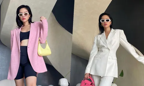 Khánh Linh gợi ý phối áo blazer