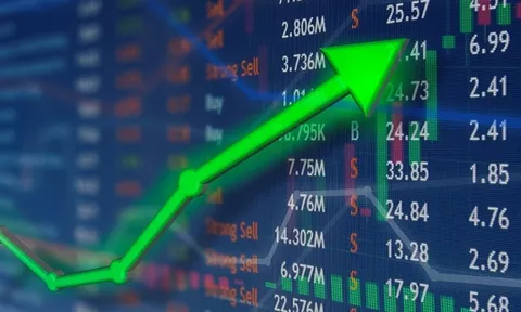 VN-Index ‘treo’ hơn một tiếng