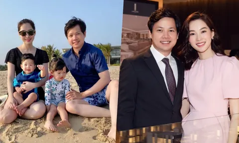 Hoa hậu Đặng Thu Thảo đăng ảnh hạnh phúc chúc mừng sinh nhật chồng đại gia