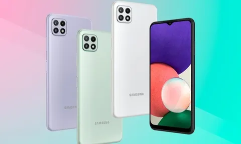 Samsung ra mắt Galaxy A22 với 4 camera, có 5G, giá 5,9 triệu