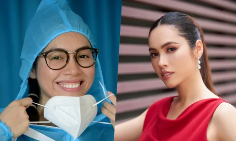 Á hậu Hoàng My kể chuyện làm tình nguyện viên chống dịch