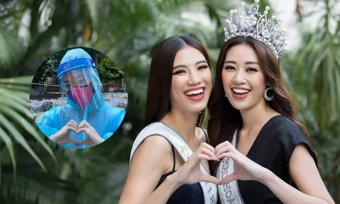 Hoa hậu Hoàn vũ Việt Nam hỗ trợ người dân TP. HCM chuyến xe thực phẩm 0 đồng