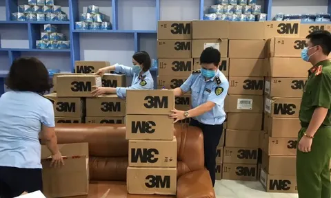 Thu giữ hơn 17.000 khẩu trang có dấu hiệu giả mạo thương hiệu 3M