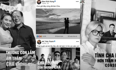Loạt hình ảnh Mỹ Tâm, Trấn Thành, Đông Nhi và loạt sao Vbiz bên cha trong MV mới của Đàm Vĩnh Hưng
