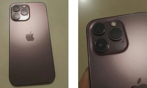 Rò rỉ hình ảnh được cho là iPhone 13 Pro màu vàng hồng