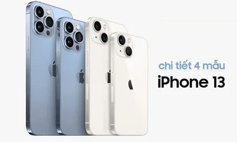 So sánh 4 mẫu iPhone 13 vừa ra mắt