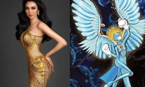 Lộ diện trang phục dân tộc của Thùy Tiên tại Miss Grand International 2021