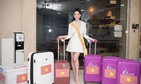 Ái Nhi bị hải quan quốc tế giữ hành lý