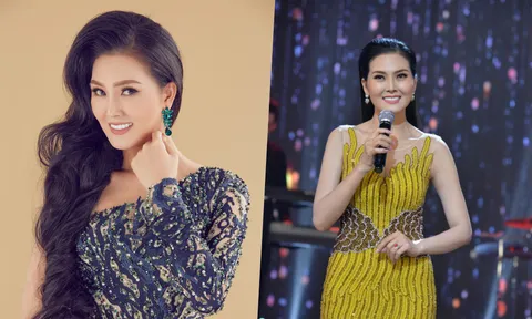 Hoa hậu Kim Thoa ăn mừng nút Bạc Youtube