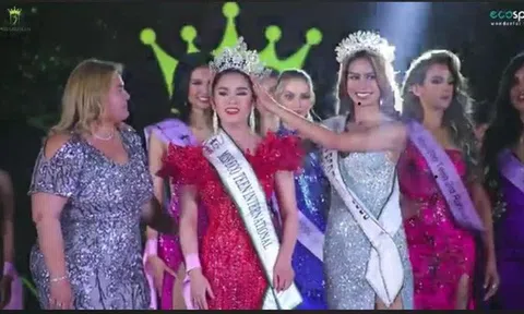 Vũ Huyền Diệu rạng rỡ đăng quang Miss Eco Teen International 2021