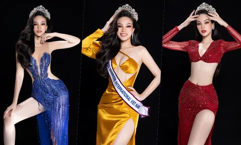 Nhan sắc rạng rỡ Hoàng Hương Ly vừa đăng quang Hoa hậu Du lịch các quốc gia 2021
